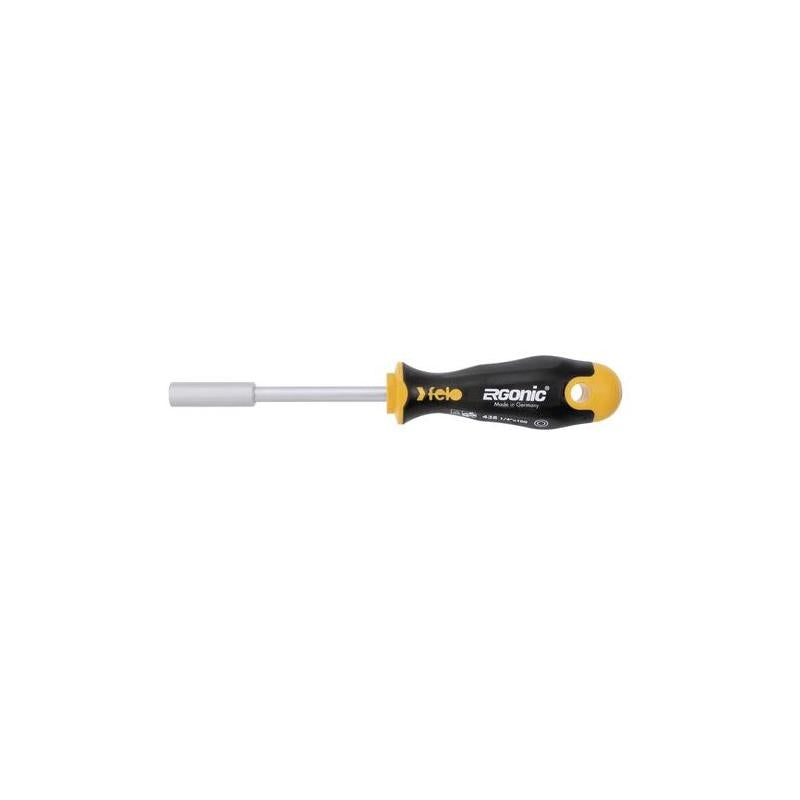 Felo 0715753711 1/4 x 4" Magnetic Ergonic Bit Holder Screwdriver