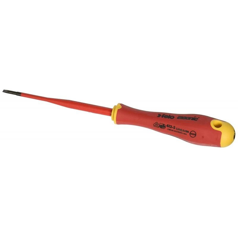 Felo  0715762631 Slotted Insulated Screwdriver