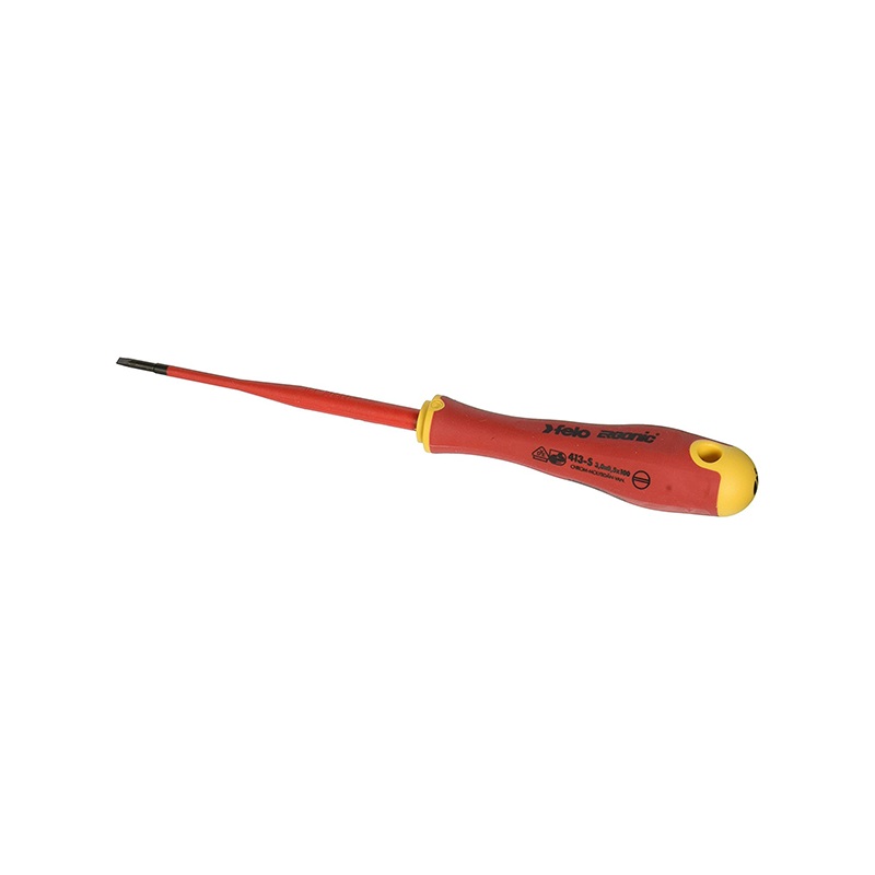Felo 0715762641 Insulated Slotted Screwdriver