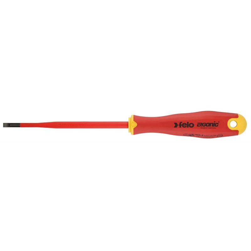 Felo 0715762643 Insulated Slotted Screwdriver