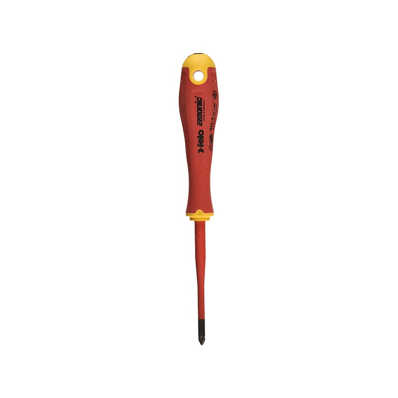 Felo 0715762651 E-Slim Insulated Pozidrive Screwdriver