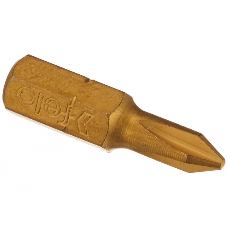 Felo 0715710317 PH2 x 1" Phillips Tin Bit, on 1/4" stock