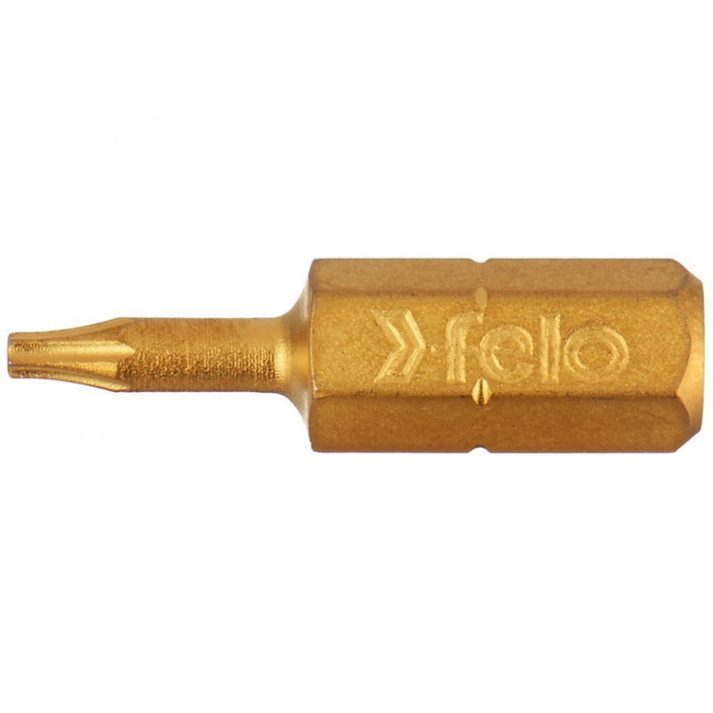 Felo 0715750220 T10 x 1" TORX Tin Bit on 1/4" Stock