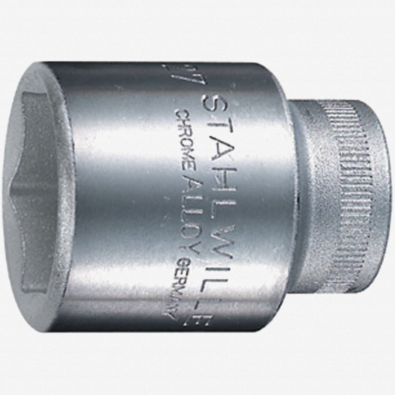 Stahlwille 03030017 52 1/2" 6-pt Socket, 17 mm