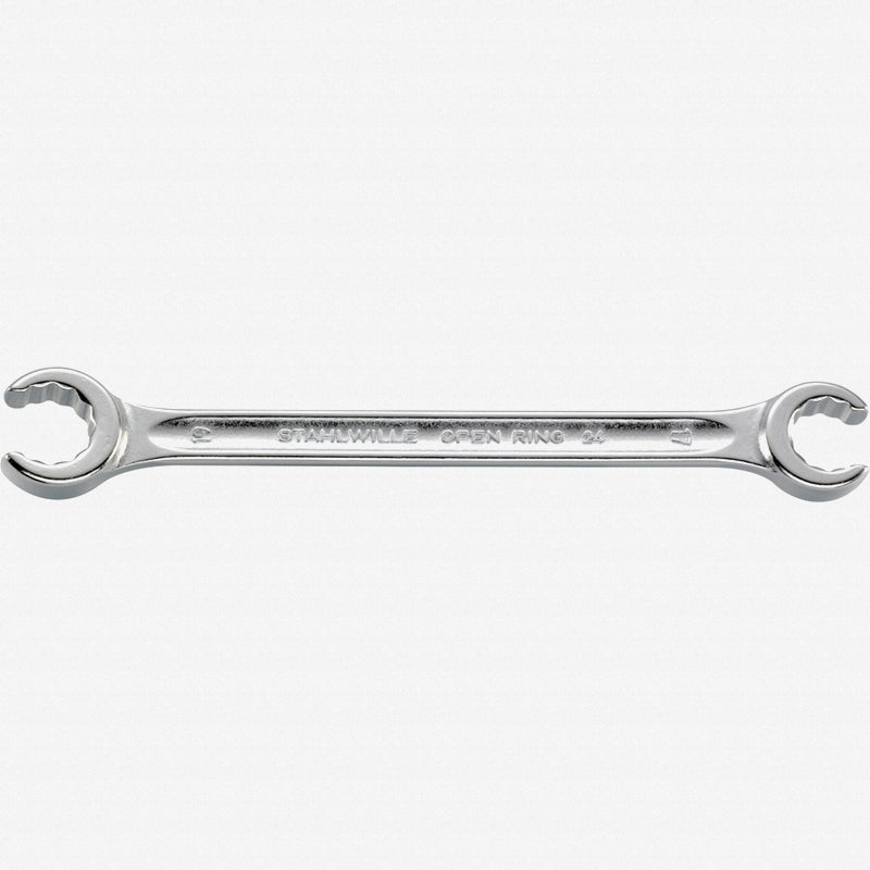 Stahlwille 41484048 Double ended open ring Bi-hex Flare Nut Spanner