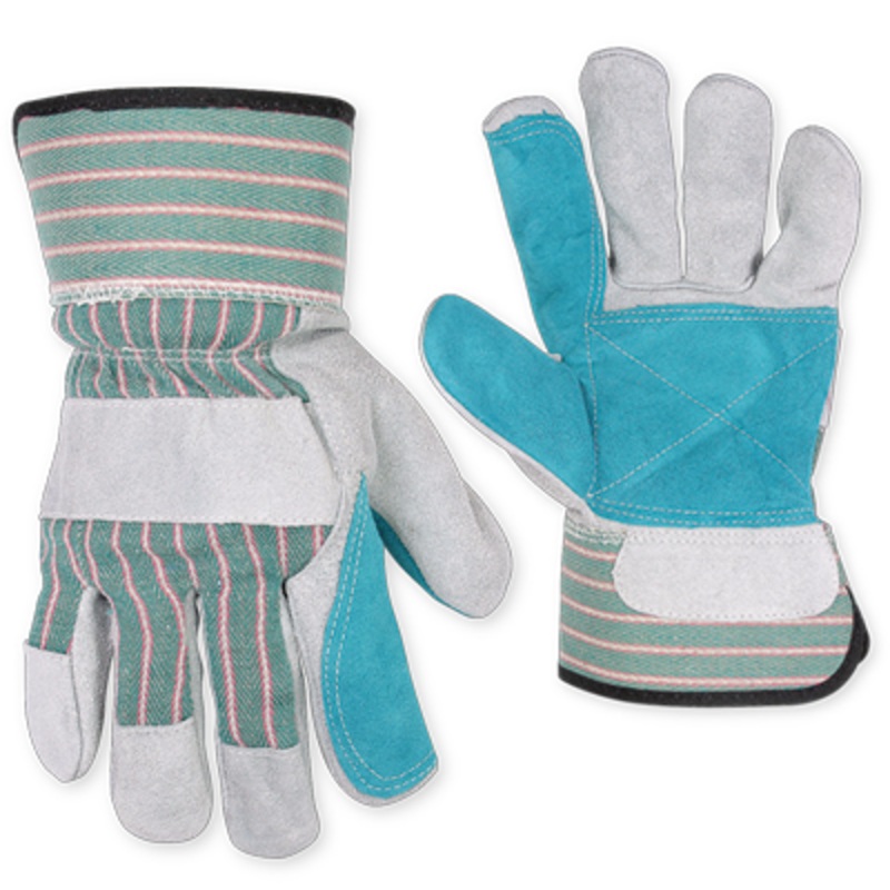 CLC 2047 Double Leather Palm Safety Cuff Work Gloves