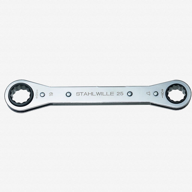 Stahlwille 41131213 25 Ratchet ring Spanner, 12 x 13 mm