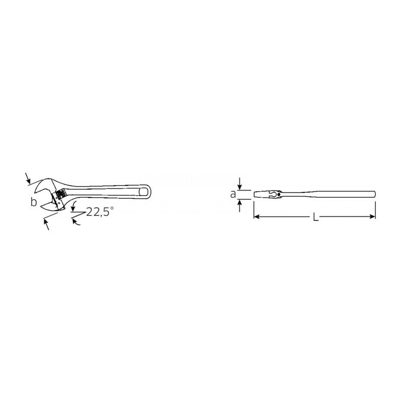 Stahlwille 40260110 4026 10 mm Adjustable Single-End Spanner