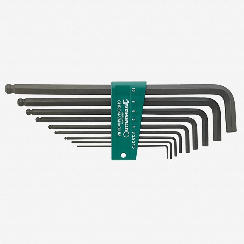 Stahlwille 96435701 Ball Ended Hex Key Wrench Set  8 Pieces