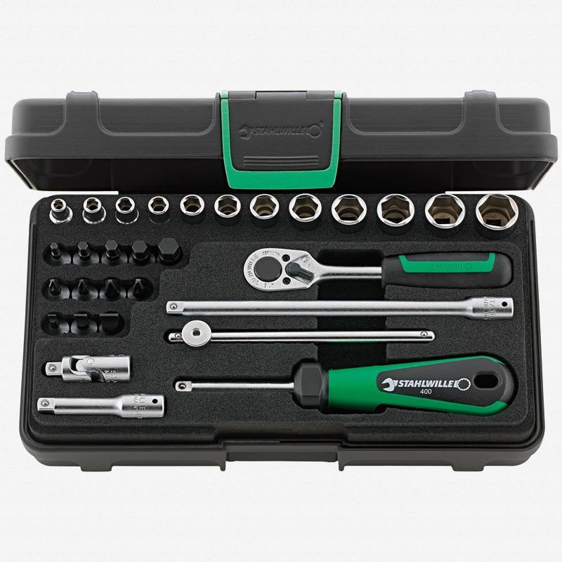 Stahlwille 96011138 Socket set 1/4" 30 Pieces