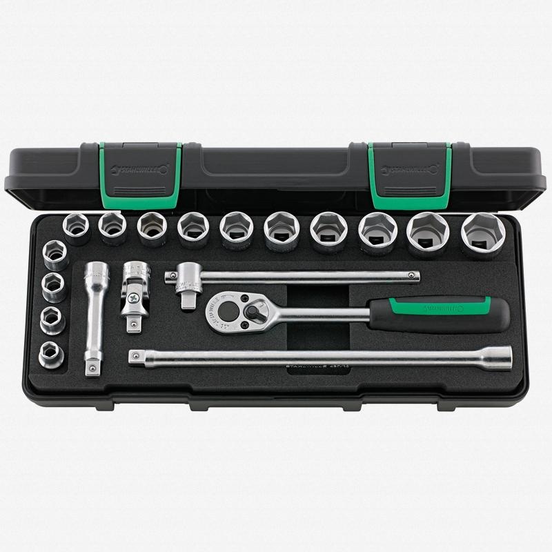 Stahlwille 96023132 3/8" Hex Socket Set - 19 Pieces
