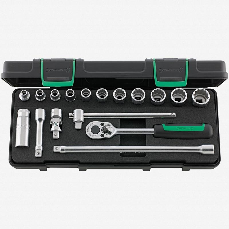 Stahlwille 96025204 3/8" Bi-Hex Socket Set - 17 Pieces