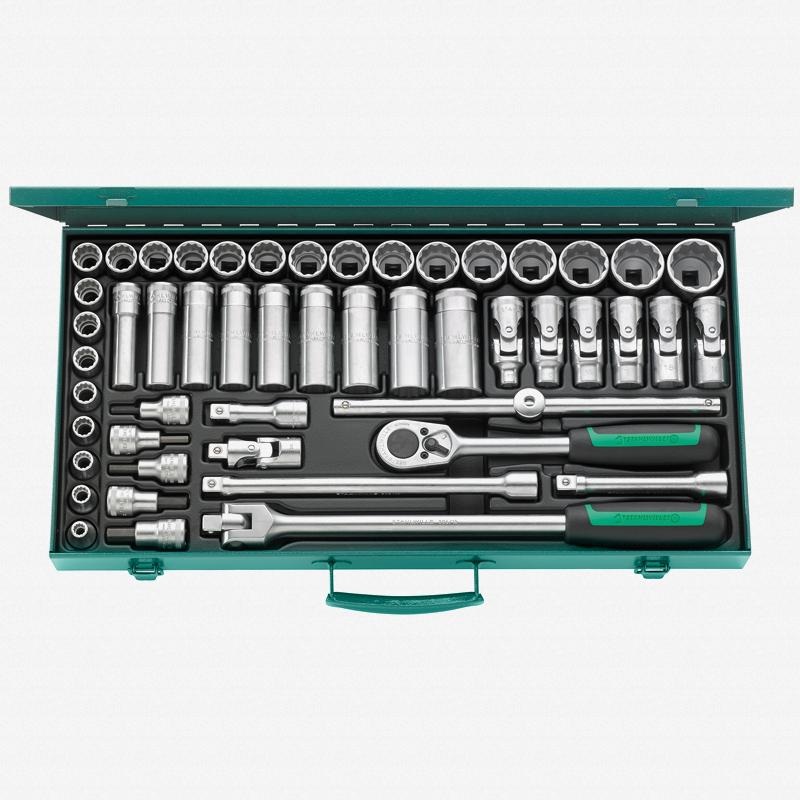 Stahlwille 96030140 1/2" Bi-Hex Socket Set  - 45 Pieces