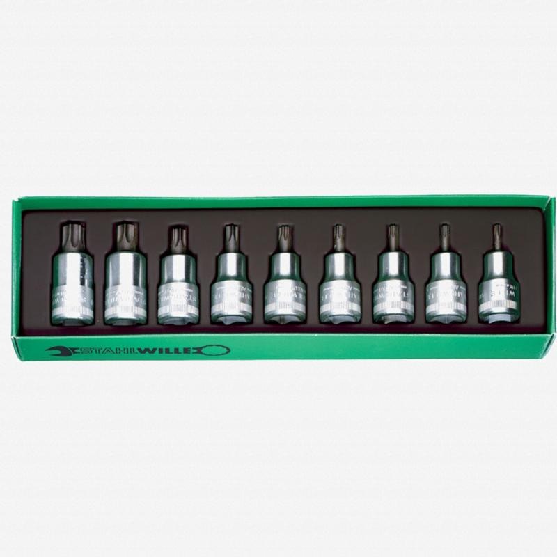 Stahlwille 96031004 1/2" TORX Screwdriver Socket Set - 9 Pieces
