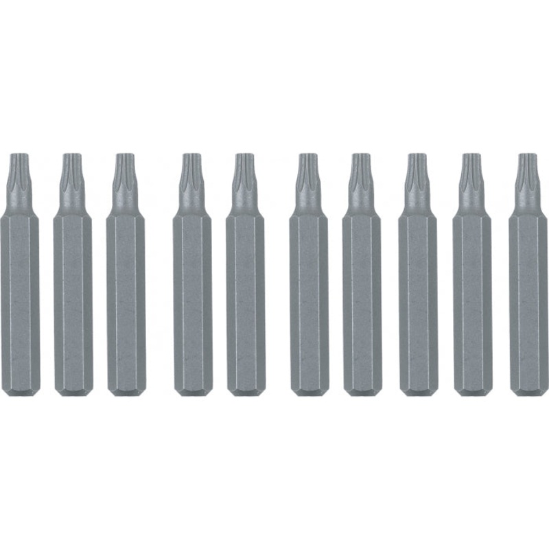 Wiha Tools 75669 System 4 TORX Micro Bits, T10 x 28 mm, 10 Pk.