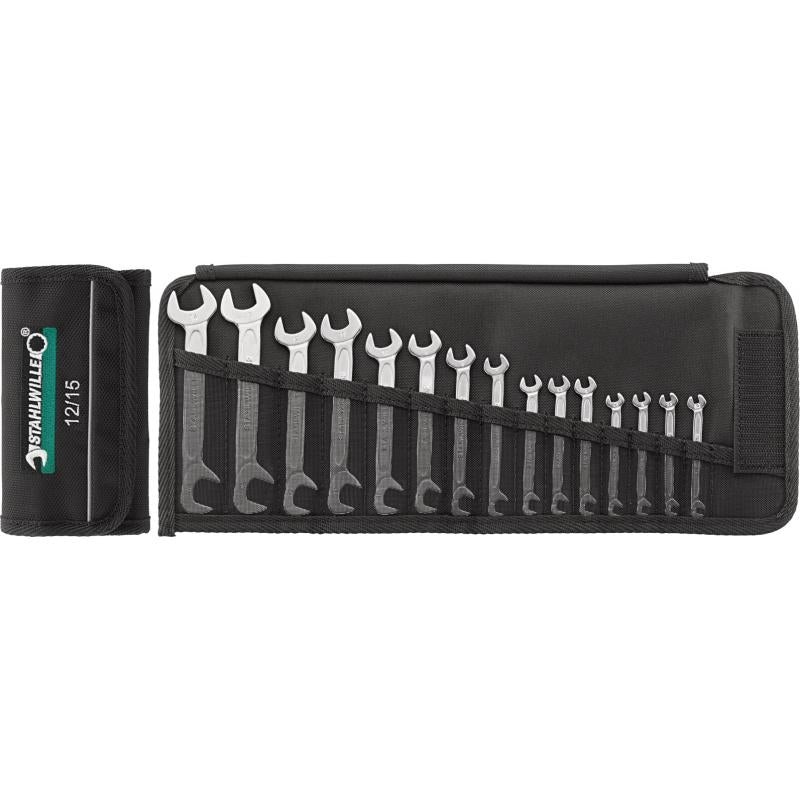 Stahlwille 96400651 12/15 Small double open ended Spanner Electric Set