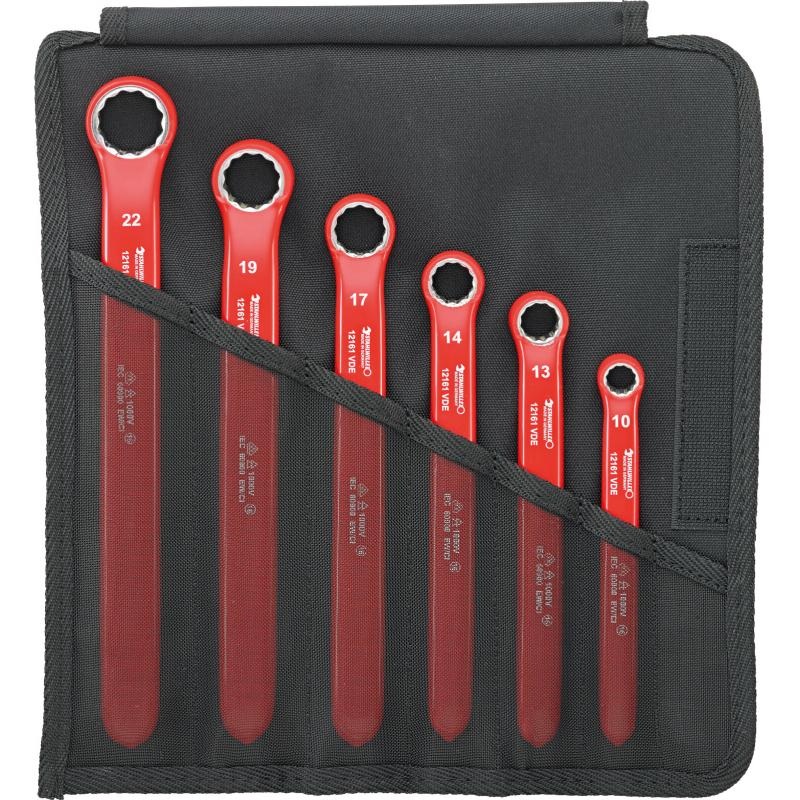 Stahlwille 96404302 12161/6 VDE single-ended ring Spanner 6 Piece Set