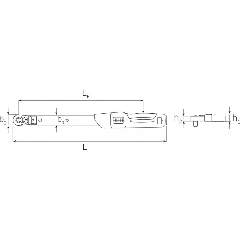 Stahlwille 96502120 730NR Service MANOSKOP torque wrench