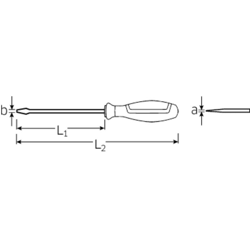 Stahlwille 73213101 10503 5.0 mm Slotted Carburetor Screwdriver