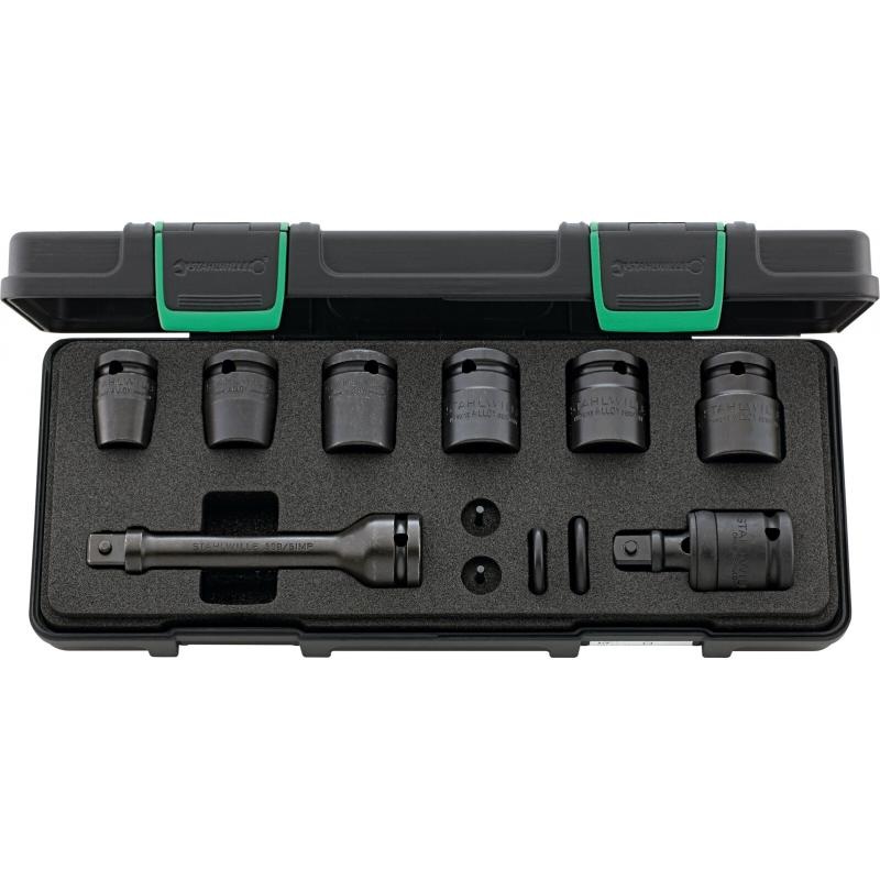 Stahlwille 96231101 50IMP/6/2 1/2" Drive Impact Socket Set, 12 Pcs