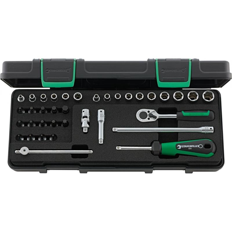 Stahlwille 98819801 88TX TORX Socket Set 1/4" Drive, 36 Pcs