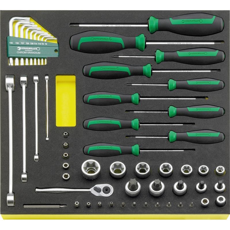 Stahlwille 96830450 TCS TX/57 MF N TORX-tools in TCS inlay