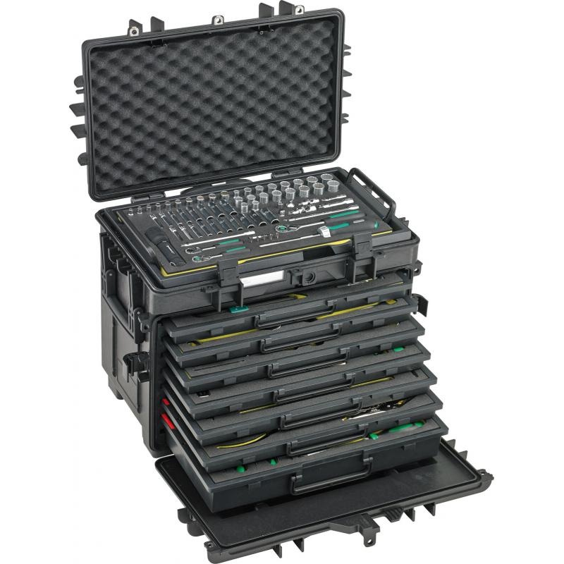 Stahlwille 98814915 13221 WT/TS AOG-Kit for aeroplanes in tool trolley No 13217