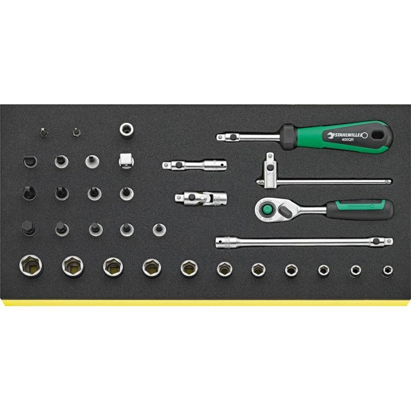 Stahlwille 96830365 Tool set 1/4" Drive No.TCS 40/41/44/8 QR 33-pcs.