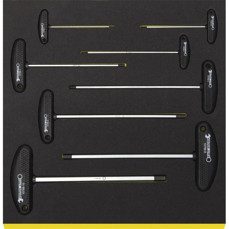 Stahlwille 96838786 TCS 10768/8 Offset screwdrivers in TCS inlay