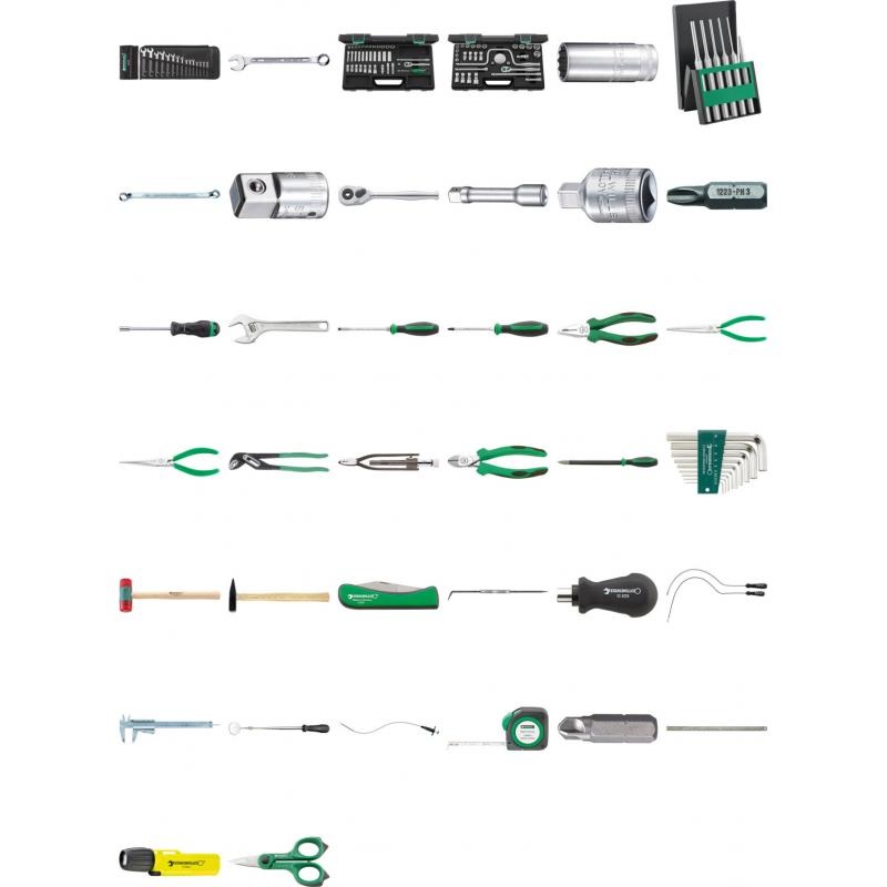 Stahlwille 97846011 13200a Basic tool set for aircraft mechanics