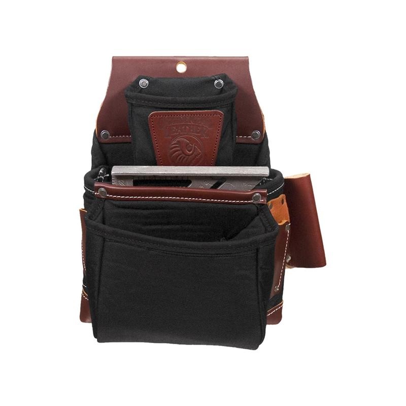 Occidental Leather B8060 OxyLights 3 Pouch Fastener Bag - Black
