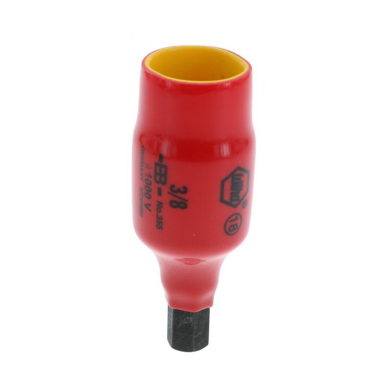 Wiha Tools 31834 Insulated Hex Socket 1/2" Drive 3/8"